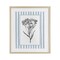 Stupell Industries Vintage Herbs Blue Striped Border Framed Print Under Glass, design by Lettered and Lined